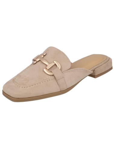 Sandali-eleganti-da-donna-L&R-SHOES-LR-SHOES-RB-3057-MULES-PLANOS-DE-MUJER-BEIGE