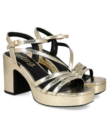 MTNG 53436 SANDALIAS METALIZADAS DE TAC CHAMPAGNE