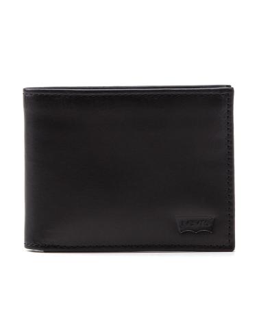 CARTERA BILLETERA LEVI'S MD233297-0004-0059 DE CUERO NEGRA NEGRO