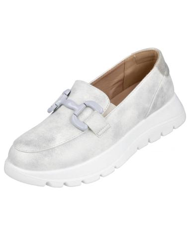 MYSOFT 25M260 MOCASINES PLANOS DE MUJER PLATA
