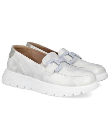MYSOFT 25M260 MOCASINES PLANOS DE MUJER PLATA