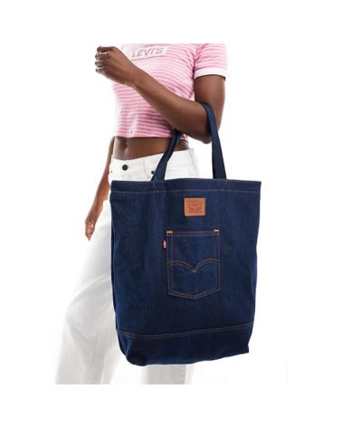 LEVI'S TOTE BAG MD225456-0006-0017 BLUE DENIM CANVAS JEANS