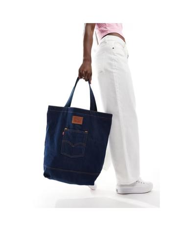 LEVI'S TOTE BAG MD225456-0006-0017 BLUE DENIM CANVAS JEANS
