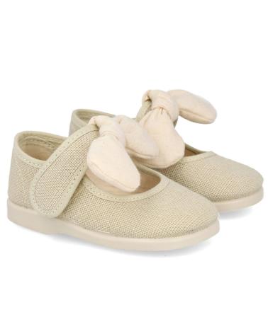 L&R SHOES LR SHOES 955-LINO MERCEDITAS DE LONA C BEIG
