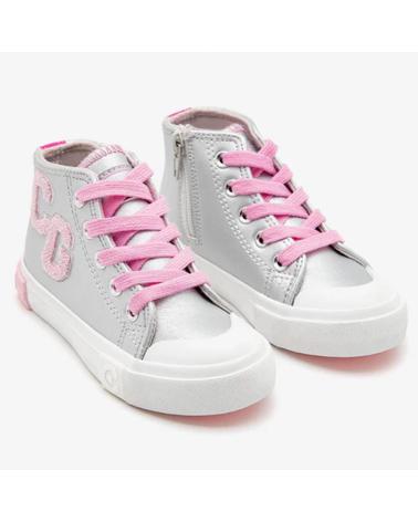 Sneaker-De-Niña-CONGUITOS-COSH264004-ZAPATILLAS-ALTAS-LETRAS-PLATA