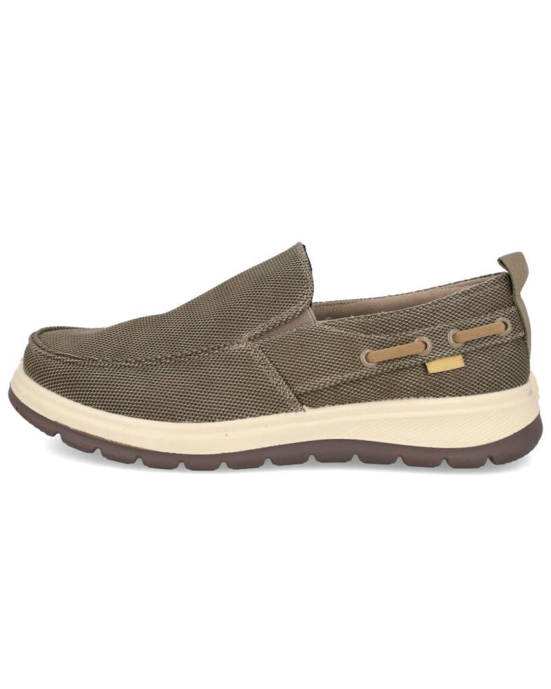 L&R SHOES LR SHOES FC-155 MOCASIN DE LONA PARA H KAKI
