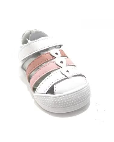 BUBBLE BOBBLE SANDALIAS DE PIEL PARA NIÑA CON CIERRE DE VELCRO VARIOS COLORES