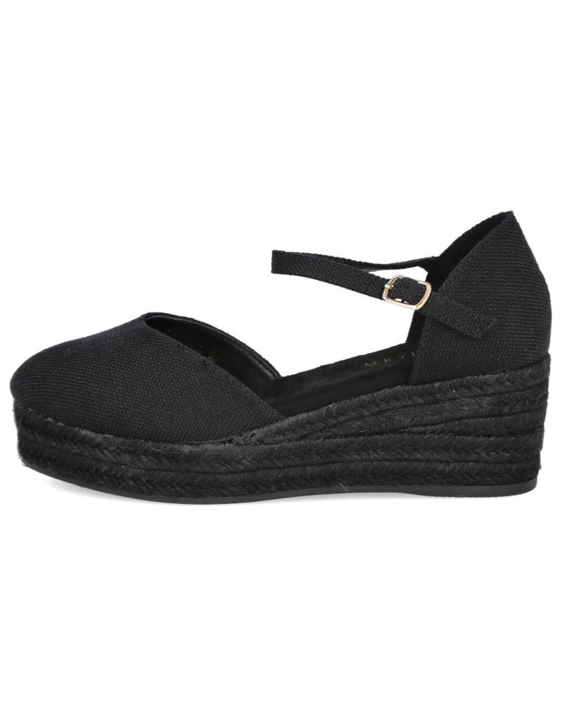 L&R SHOES LR SHOES 5137 ALPARGATAS DE CUNA MEDIA NEGRO