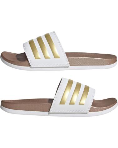 ADIDAS CHANCLA PALA WOMAN ADID W-ADILETTE CONFOR ORO ADCEWXX BLANCO
