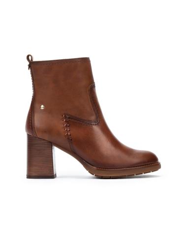 PIKOLINOS PALENCIA LEATHER BROWN ANKLE BOOTS MARRóN