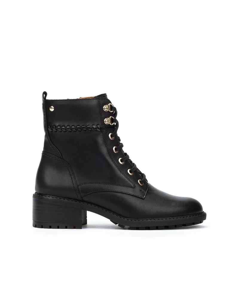 PIKOLINOS MEDINA S BLACK ANKLE BOOTS NEGRO