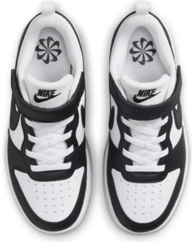 NIKE ZAPATILLAS COURT BLANCO NEGRO NINO DV5457-131 MULTICOLOR