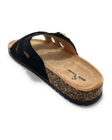 CHIC VISION BIOS CONFORT CRUZADAS HEBILLA RELAX CORC NEGRO