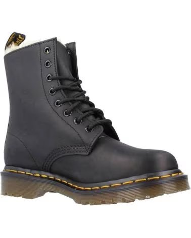 DR MARTENS BOTTES 1460 SERENA BLACK BURNISHED WYOMING 001