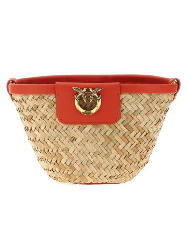 Sacs-à-main-trachten-pour-femme-PINKO-BOLSOS-MUJER-MODELO-LOVE-SUMMER-BUCKET-COLOR-NARANJA-B00Q
