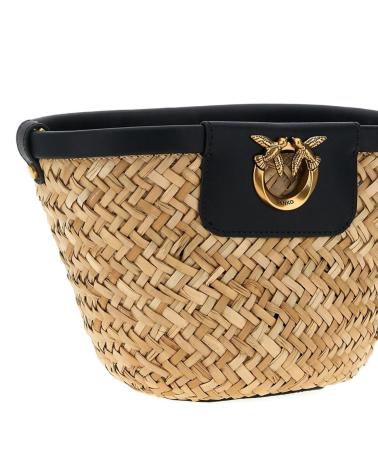 Sacs-à-main-trachten-pour-femme-PINKO-BOLSOS-MUJER-MODELO-LOVE-SUMMER-BUCKET-COLOR-NEGRO-Z99Q