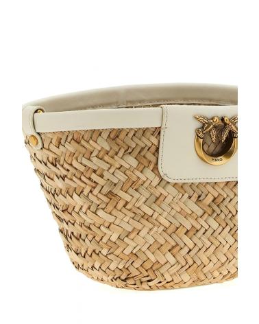 Sacs-à-main-trachten-pour-femme-PINKO-BOLSOS-MUJER-MODELO-LOVE-SUMMER-BUCKET-COLOR-BLANCO-Z14Q