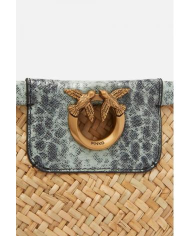 Início-PINKO-BOLSOS-MUJER-MODELO-LOVE-SUMMER-BUCKET-COLOR-MARRON-CLARO-E5-E50Q