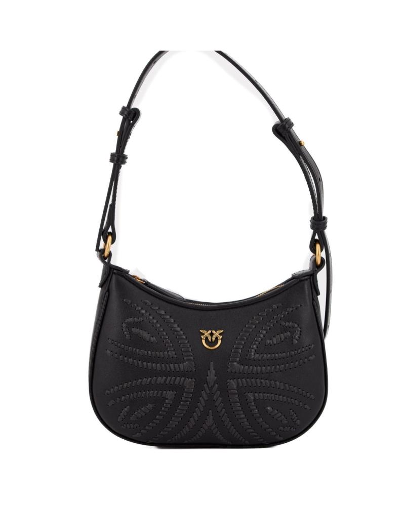 Início-PINKO-BOLSOS-MUJER-MODELO-HALF-MONN-BABY-COLOR-NEGRO-Z99Q