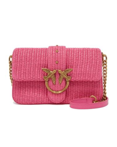 Inizio-PINKO-BOLSOS-MUJER-MODELO-LOVE-ONE-MINI-SLOUCHY-COLOR-ROSA-N17Q