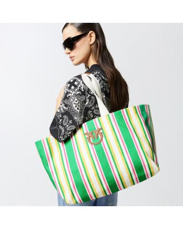 Inizio-PINKO-BOLSOS-MUJER-MODELO-SHOPPING-BAG-EXTRA-COLOR-VERDE-H87Q