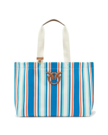 PINKO SHOPPING BAG EXTRA TOTE BAG BLUE AE7Q AE7Q