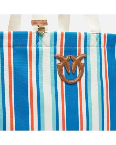 PINKO SHOPPING BAG EXTRA TOTE BAG BLUE AE7Q AE7Q
