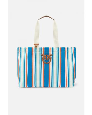 PINKO SHOPPING BAG EXTRA TOTE BAG BLUE AE7Q AE7Q