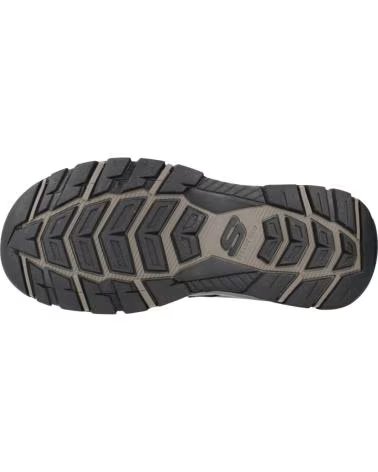SKECHERS SANDALIAS HOMBRE MODELO SLIP-INS TRESMEN-REECE COLOR MARRON CHOC