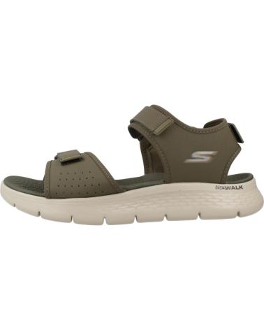 Sandali-eleganti-da-uomo-SKECHERS-SANDALIAS-HOMBRE-MODELO-GO-WALK-FLEX-COLOR-VERDE-OLV