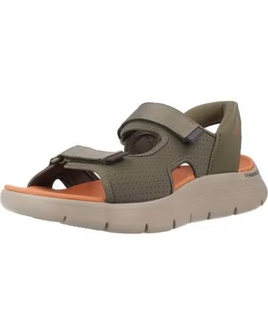 SKECHERS SANDALIAS GO WALK FLEX SD EN PARA HOMBRE VERDE