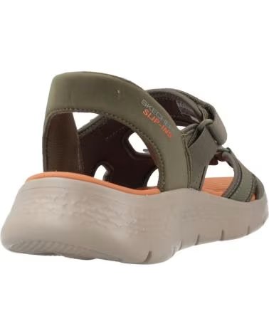 SKECHERS SANDALIAS GO WALK FLEX SD EN PARA HOMBRE VERDE