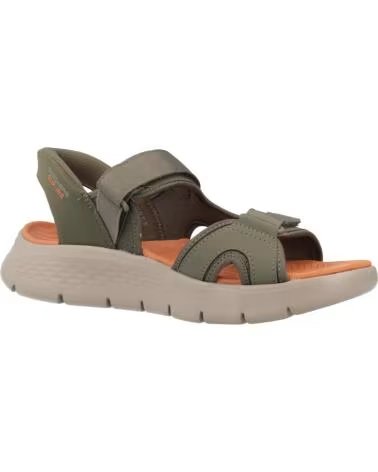 SKECHERS SANDALIAS GO WALK FLEX SD EN PARA HOMBRE VERDE