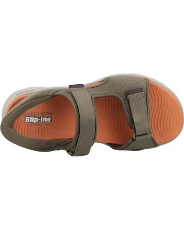 SKECHERS SANDALIAS GO WALK FLEX SD EN PARA HOMBRE VERDE