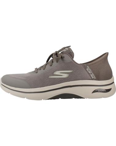 Scarpe-da-ginnastica-casual-per-uomo-SKECHERS-ZAPATILLAS-HOMBRE-MODELO-GO-WALK-ARCH-2-0-COLOR-MARRON-BRN