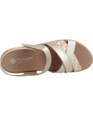 Sandali-De-Mujer-PIESANTO-SANDALIA-VELCRO-BEIGE
