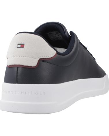 Sneaker-De-Hombre-TOMMY-HILFIGER-DEPORTIVO-CASUAL-DE-PIEL-CON-SUELA-DE-GOMA-SKY