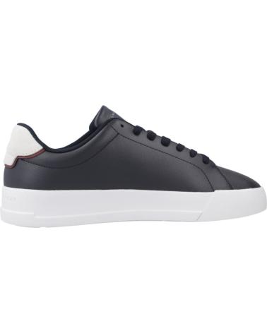 Sneaker-De-Hombre-TOMMY-HILFIGER-DEPORTIVO-CASUAL-DE-PIEL-CON-SUELA-DE-GOMA-SKY