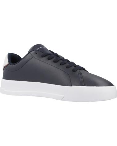 Sneaker-De-Hombre-TOMMY-HILFIGER-DEPORTIVO-CASUAL-DE-PIEL-CON-SUELA-DE-GOMA-SKY