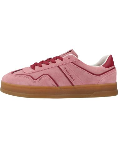 TOMMY JEANS ZAPATILLAS MUJER MODELO THE GREENWICH COLOR ROSA TI0