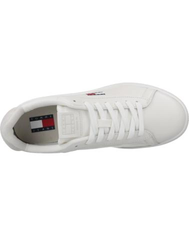 Baskets-décontractées-pour-femmes-TOMMY-JEANS-ZAPATILLAS-MUJER-MODELO-ARCHIVE-98-COLOR-BLANCO-YBL