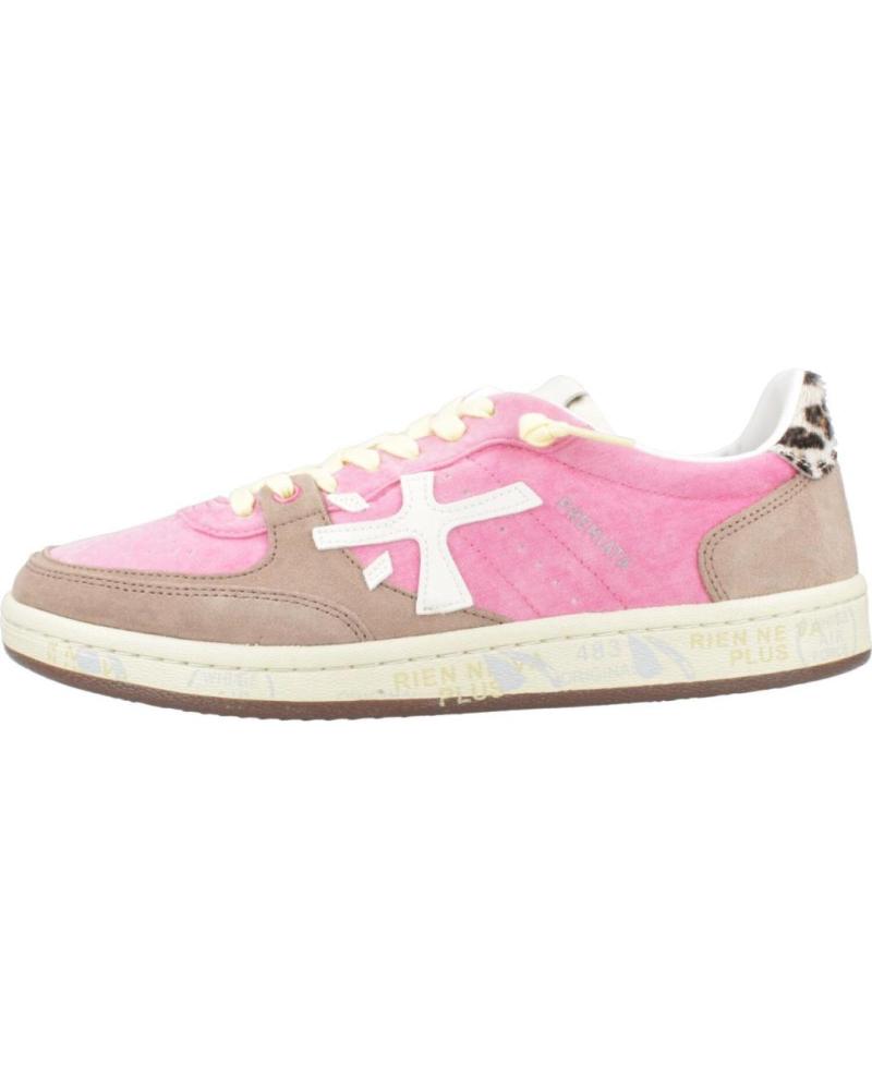 PREMIATA ZAPATILLAS MUJER MODELO BSKT CLAYD 7 COLOR ROSA 7314
