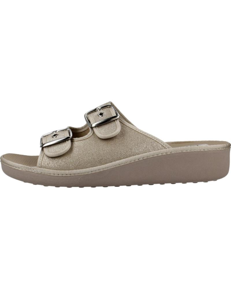 VUL-LADI ZAPATILLAS HOGAR MUJER VULLADI MODELO 8643 771 COLOR  ORO