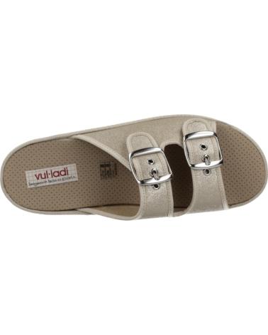VUL-LADI ZAPATILLAS HOGAR MUJER VULLADI MODELO 8643 771 COLOR  ORO