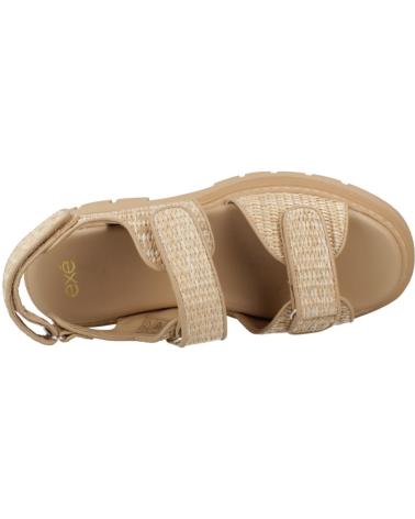 EXE SANDALS MODEL 240615EX NATURAL BROWN COLOR NTRL