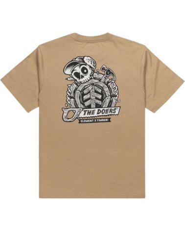 ELEMENT CAMISETA TIMBER ICON SS KHAKHI MULTICOLOR