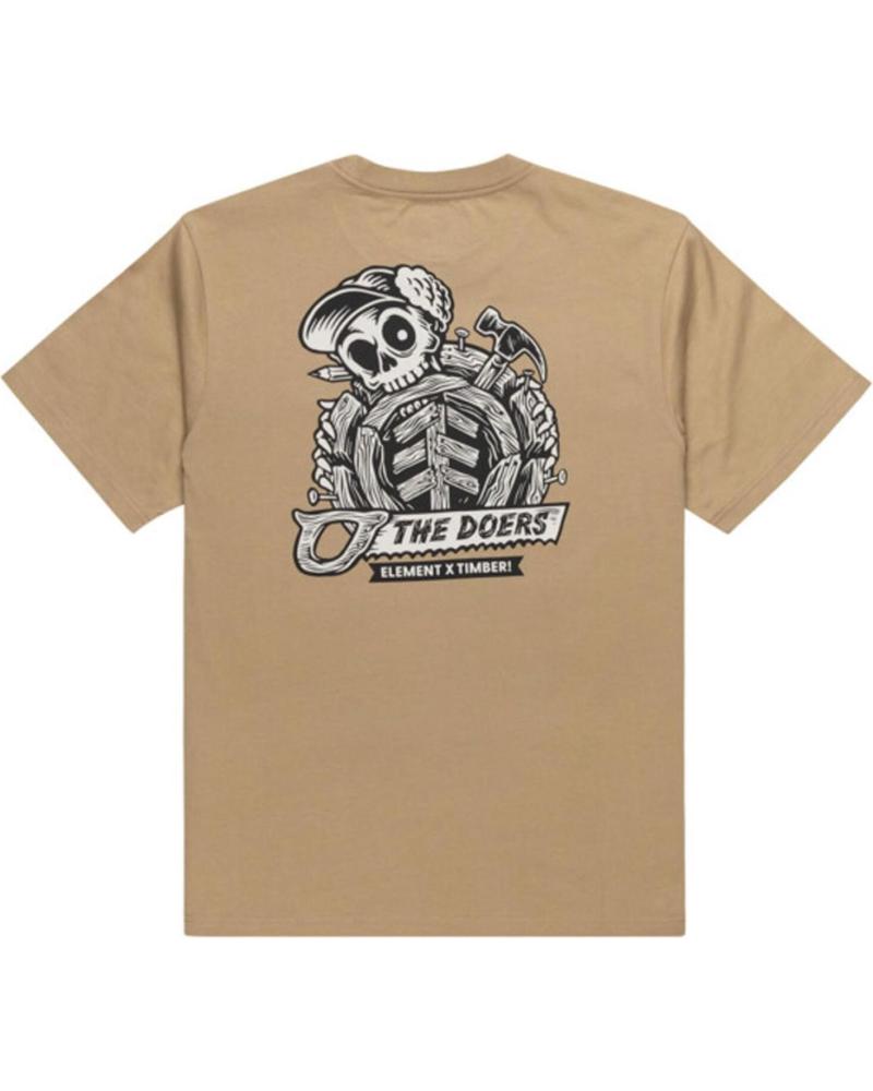 ELEMENT CAMISETA TIMBER ICON SS KHAKHI MULTICOLOR