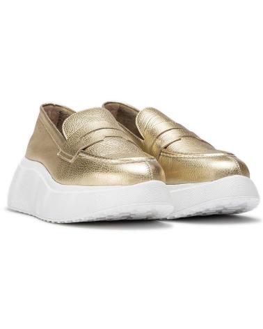 WONDERS MOCASINES CON PLATAFORMA ESTELA A-3623 PLATINO