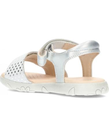 girl Sandals GEOX SANDALIA HAITI J028ZA SILVER
