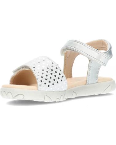 girl Sandals GEOX SANDALIA HAITI J028ZA SILVER